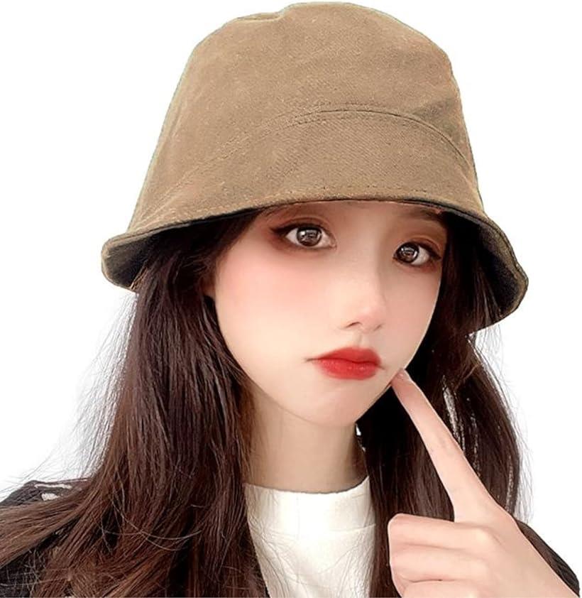 母の日 ネストカニーナ バケットハット バケハ 帽子 レディース HAT010( カーキ, Free Size)