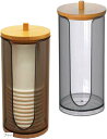 紙コップスタンド 使い捨てコップホルダー 蓋つき 2個 カップディスペンサー カップスタンド(ブラック)