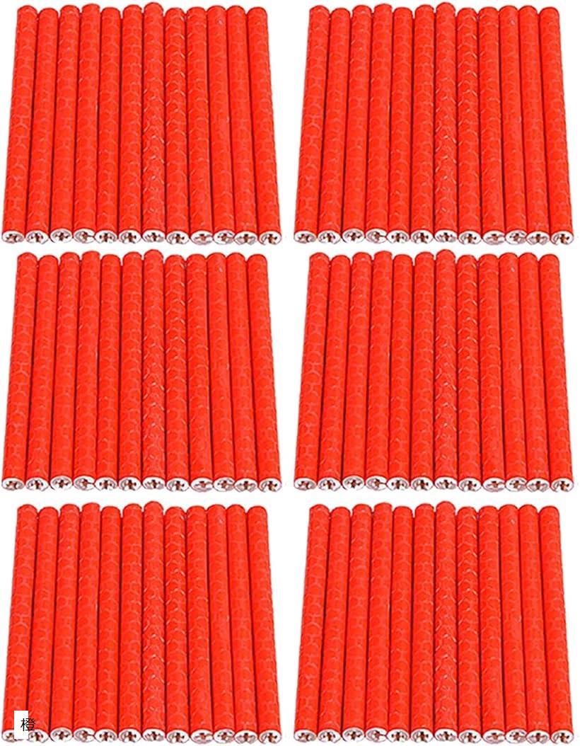 【楽天ランキング1位入賞】自転車 リフレクター 反射板 ホイール スポーク 夜間 夜道 橙 (橙)