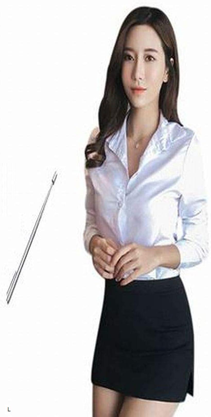 OL オフィス 秘書 セクシー コスプレ 衣装 コスチューム フル 5点セット (L)