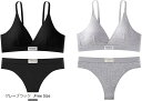 スポーツブラ 上下 セット セクシー Tバック フリーサイズ 2枚 レッド ホックあり F(グレーブラック, Free Size)(4)