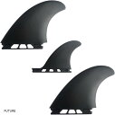 対応 サーフボード用 3フィン MR.TWIN グラスファイバー ショートボード ミッドレングス 汎用 3枚 セット(FUTURE)(4)