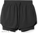 アスペルシオ タイトフィット ショートパンツ ポケット付き 短め フィットネスパンツ メンズ アウトドア スポーツファッション ブラック(フルブラック, XL)