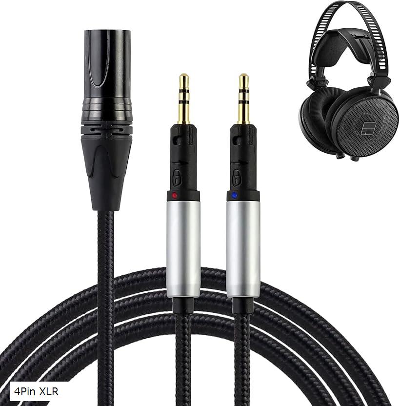 TCR70X إåɥۥ󥱡֥ 򴹥֥ ۥ󡦥إåɥۥ Audio-Technica ATH-R70XŬ OFC 4 åդ(4Pin XLR)