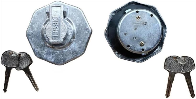 互換品燃料タンクキャップ いすゞエルフと互換性 キー付き 8-98146010-0 NPR ELF NQR NQR75 4HK1 交換アクセサリー 1PC