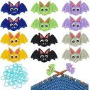 50点 シリコン編み針ストッパー 6色 ハロウィーン・スタイル ニードルストッパー ニードルプロテクター 棒針キャップ 編み針先プロテクター 編み物ツール 手芸...