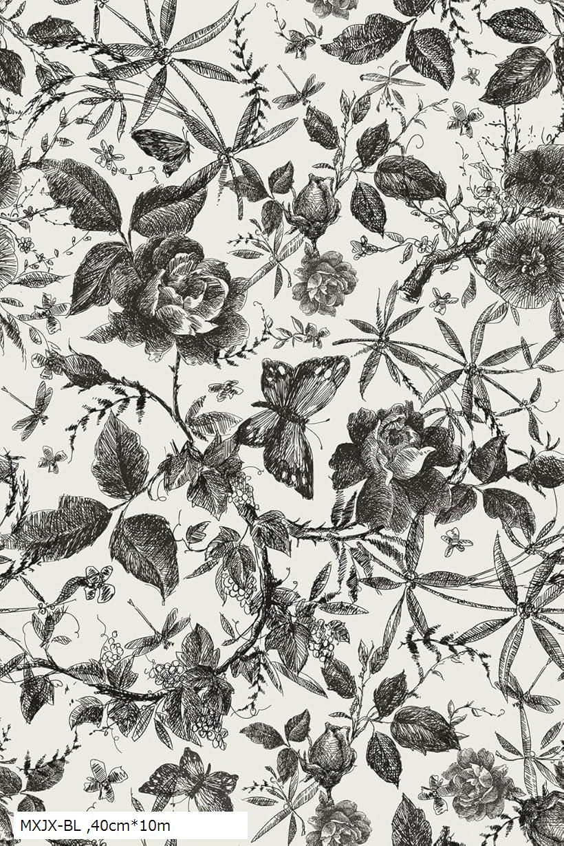 �ɻ楷���� ���������ɻ� �ɿ� ��ᥤ�������� DIY������ PVC �������륹�ƥå���(MXJX-BL, 40cmx10m)