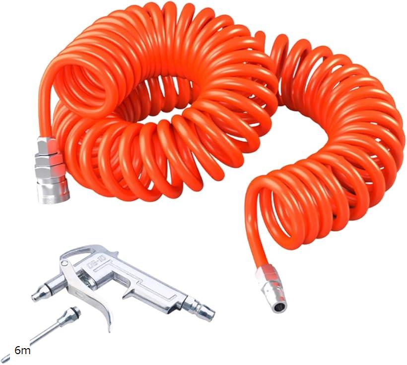 【楽天ランキング1位入賞】エアホース スプリング エアーツール コンプレッサー 内径5mm 外径8mm エアダスターガン セット