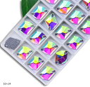 装飾用 ガラスビジュー ガラスストーン 高輝度 パーツ ソーオン ソーオンビジュー ガラスビーズ 10x14(10x14mm(28個))
