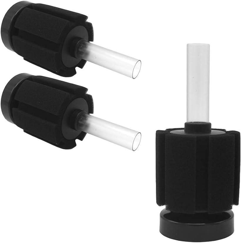 スポンジフィルター 水槽 アクアリウム用 ろ過装置 バクテリア繁殖 メダカ 観賞魚 淡水 海水(3個セット)