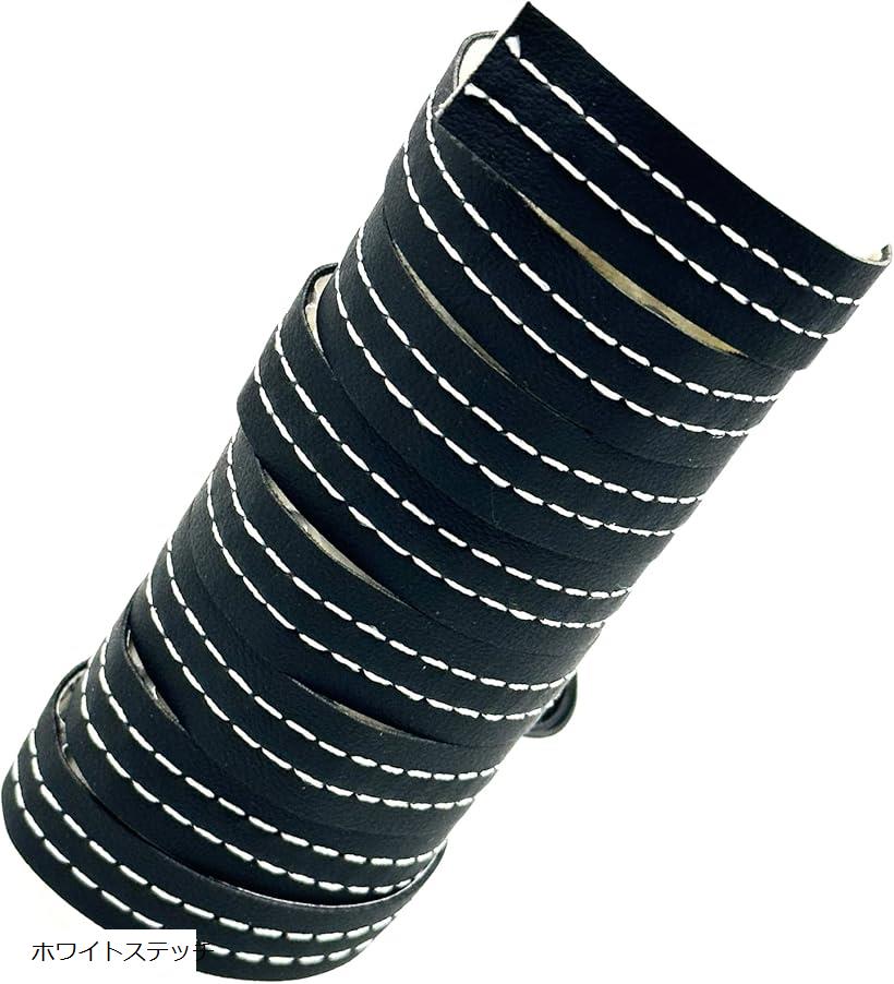 互換品車 内装 カスタム ダブルステッチ テープ 汎用 レザー ドレスアップ パーツ シート デカール ス..