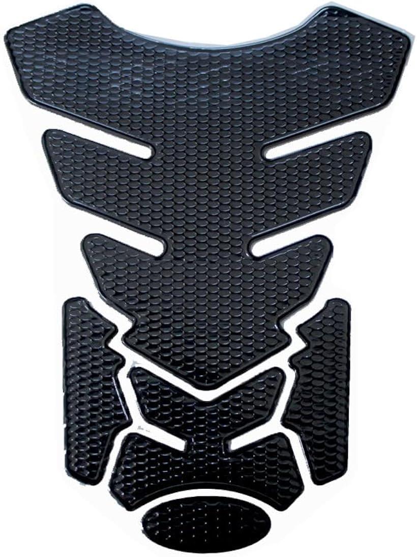 バイク タンクパッド カバー 汎用 外装 シール ステッカー プロテクター 小さい 厚め滑り止め 傷防止 シート( ブラック)