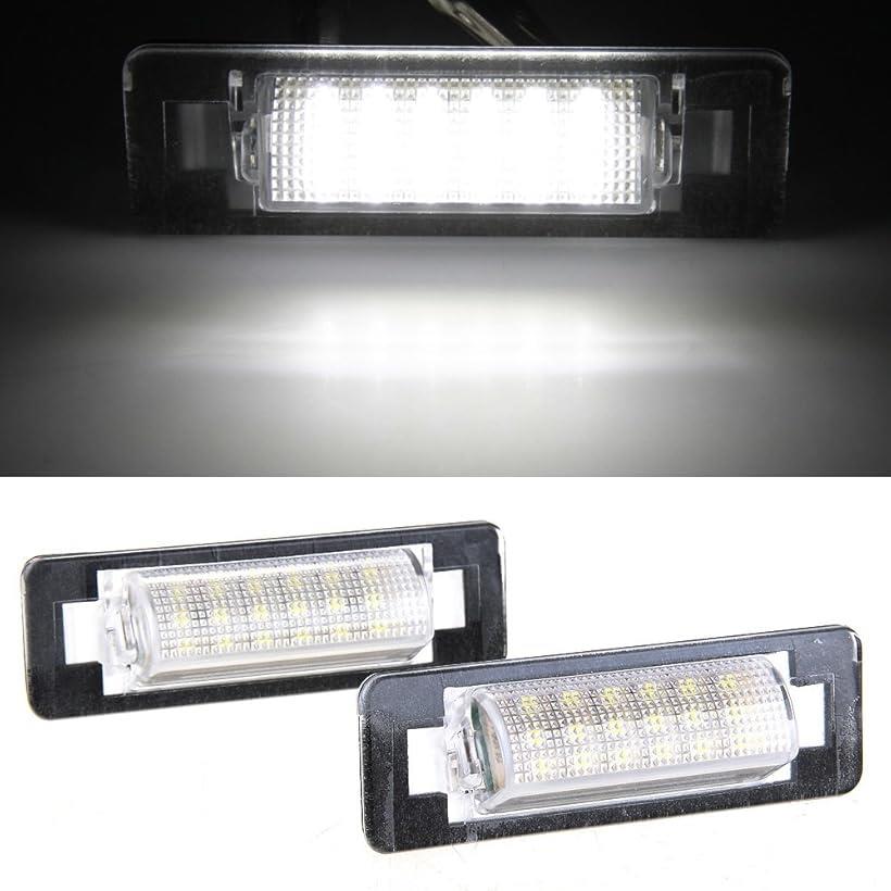 互換品 互換品 ベンツ BENZ Eクラス W210 4Dセダン Cクラス W202 ナンバー灯 ライセンス灯 LED18発x2 ..