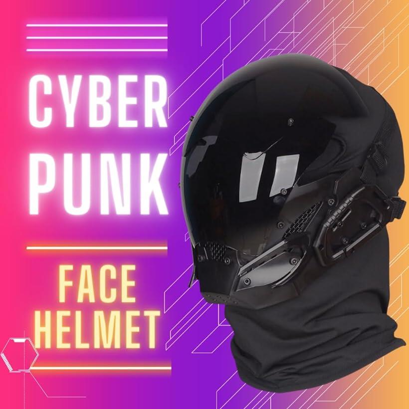 サイバーパンク コスプレ ヘルメット マスク 仮面 フルフェイス サバゲー アクセサリー 装備 2