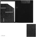 バインダー クリップボード A4 2つ折り クリップファイル 多機能 レザー(ブラック, 49.3x33.2cm)