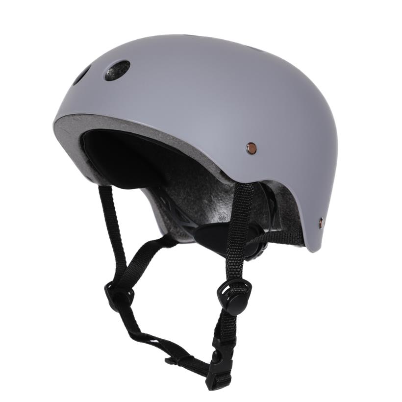 楽天ホリック自転車 ヘルメット 子供 CE認証の中でも自転車用ヘルメット安全基準EN1078取得 小学生 男の子 スケートボード（ グレー, S）