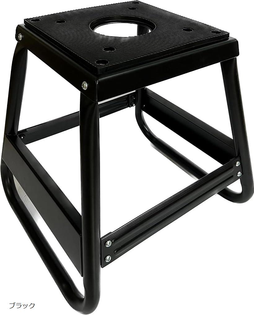 バイクスタンド オフロード用 ゴムマット付き メンテナンススタンド オフロードバイク 車両整備 展示 ..