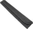 ショルダーパッド 28cm スリム ロング 細い 紐幅約2.5〜5cm弱まで対応 筒形 くい込み軽減 クッションカバー 肩パッド 高弾力 杢ブラック(グレー気味...