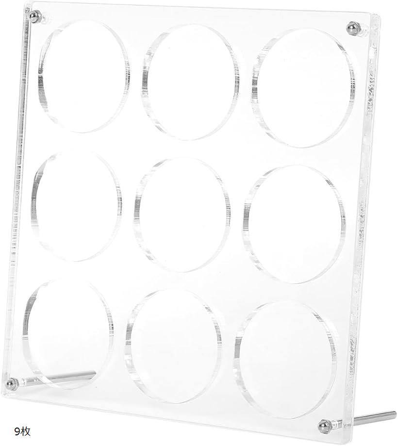 缶バッチ ディスプレイ スタンド 56/57/58mm 収納 透明 クリア 展示 アクリル フレーム ケース ホルダ..