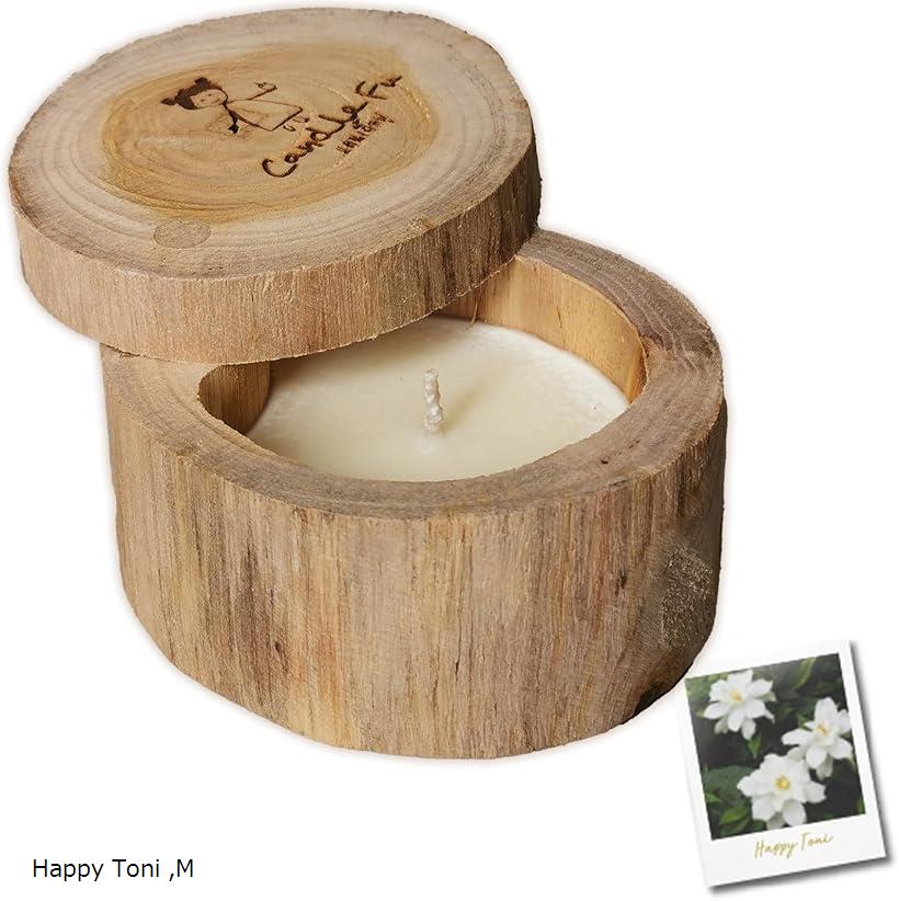 アロマキャンドル ソイワックス ソイキャンドル Happy Toni(M)