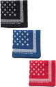 ワイズファクトリー バンダナ 3枚セット メンズ レディース 日本製 ハンカチ ミニタオル 三角巾 スカーフ コットン 綿 100％ 大判 52cm 柄物 たくさん( Jセット, 約52cmx52cm)