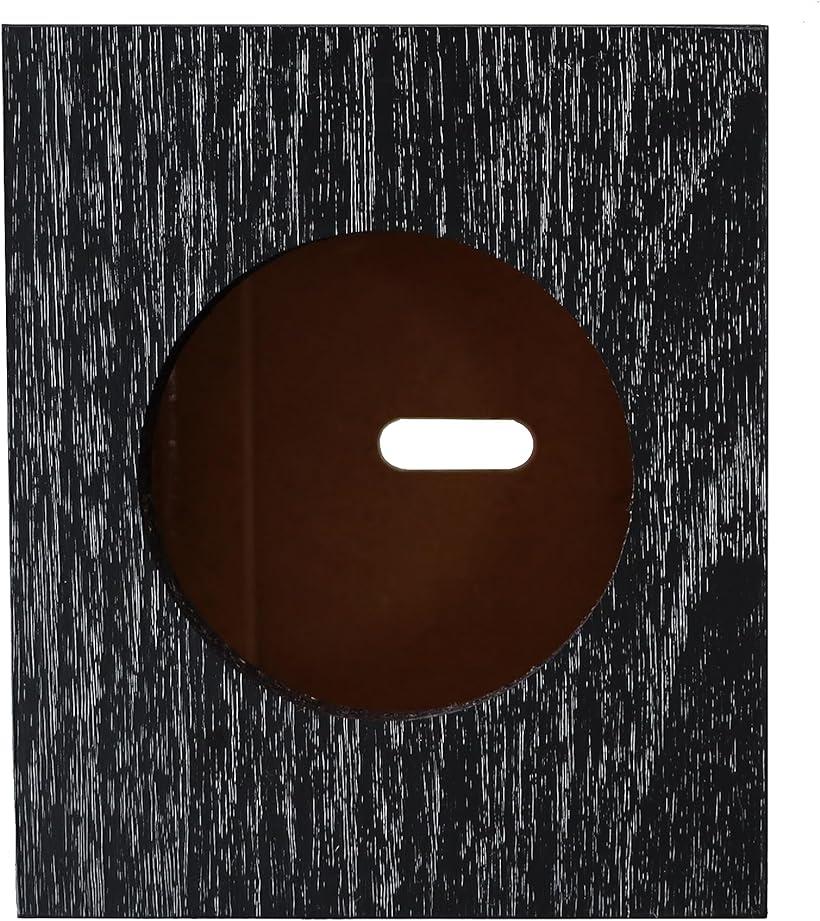 8cm 半完成品 エンクロージャー スピーカーボックス D800-P70mini 自作スピーカーボックスキット 日本製(黒, ペア)