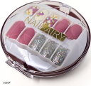 ネイルチップ ショート 30枚 付け爪 短め 紫 可愛い NAILFAIRY(パープル ホワイト シルバー チェック柄, ショート)