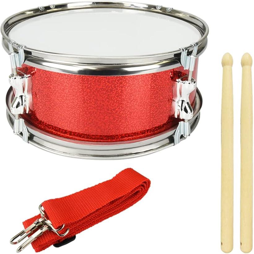 【楽天ランキング1位入賞】スネアドラム パーカッション 首掛けストラップ付き キッズ向け 小型 軽量 両面仕様 発表会 お遊戯会