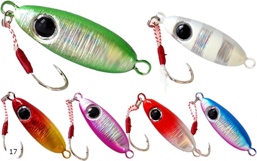 釣り道具 釣具 ルアー エギ メタルジグ セット ジグパラ ジャックアイマキマキ 6個セット 17g