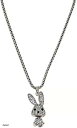 メンズネックレス レディースネックレス ヒップホップチタンスチールネックレス 長さ70cmのペンダント ユニセックス。(Rabbit)(4)