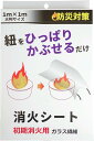 消火シート スパッタシート 火災 防災グッズ 1mx1m( ホワイト, 1mx1m)