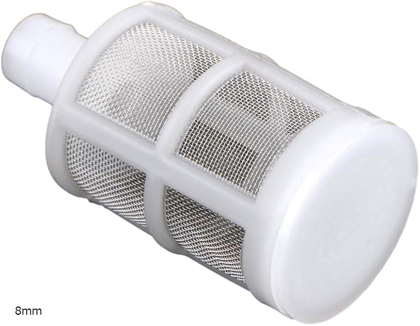 ダイヤフラムポンプフィルイター 8個入り 水中ポンプフィルター ストレーナー 濾過ネット 水槽フィルタ..