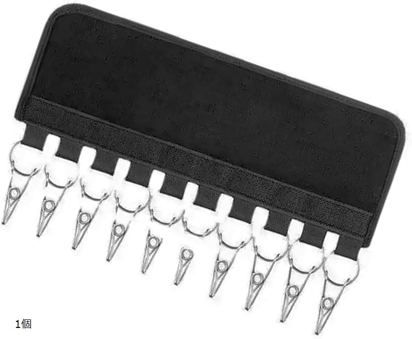 帽子収納 帽子掛けハンガー キャップ ピンチハンガー 10ピンチ 折り畳み 省スペース 旅行用 家庭用(1個)