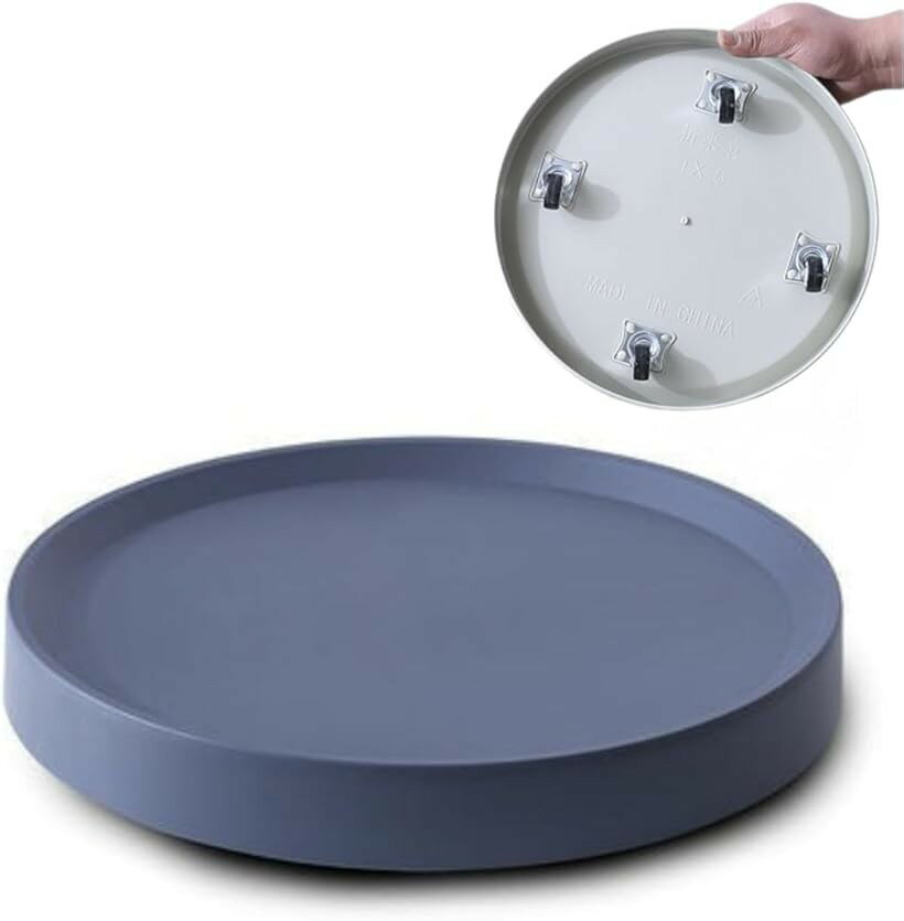 植木鉢台 キャスター付き 鉢置き台 受け皿 室内 屋外 観葉植物 花台 鉢受プレート ガーデニング グレー..