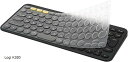 【楽天ランキング1位入賞】ロジクール K380 Pebble Keys 2 K380s 用 キーボードカバー 対応 日本語JIS配列 Logi Logicool スキン 超薄型 防水防塵 高い透明感 TPU 保護カバー(Logi K380)