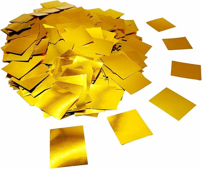 紙吹雪 キラキラ コンフェッティ 大容量 業務用 舞台 ライブ イベント ステージ用 (金 300g)