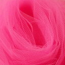 全16色 20D チュール 生地 カラー 無地 手芸用 裁縫 布 約 3mx幅1.6m 網目 桃色( 桃色(ピンク))