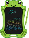 子供向け 電子メモパッド 高輝度 落書き 動物 プレゼント 対象年齢 6歳以上(カエル)