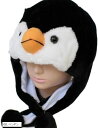 全10種 動物 モコモコ 被り物 キャップ 写真撮影 パーティー グッズ コスプレ A073-12 8. ペンギン(08. ペンギン)