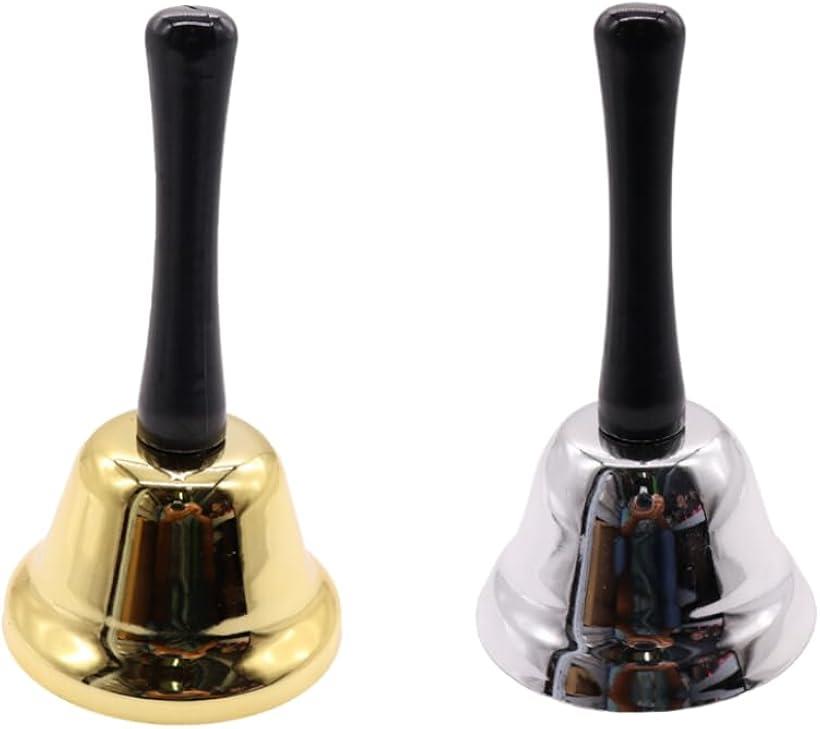 【楽天ランキング1位入賞】ハンドベル 呼び鈴 おもちゃ 福引 抽選 くじ引き セット 卓上ベル ミニ 2個セット