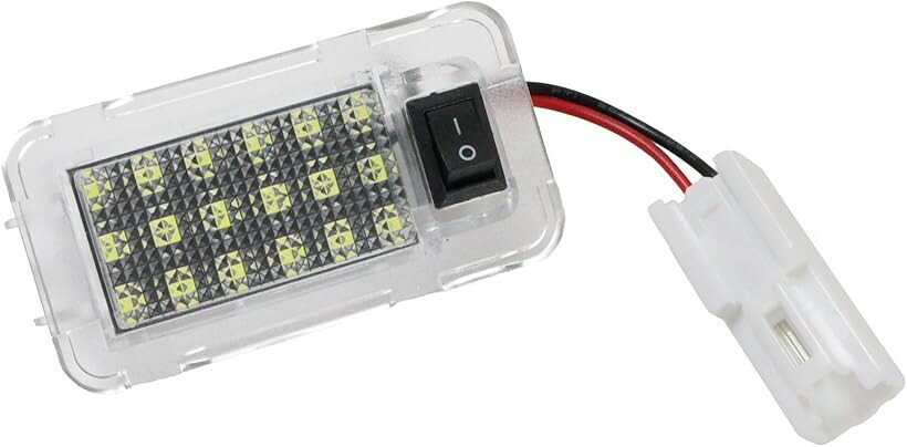 互換品 ラゲッジ ランプ LED 車 汎用 ON ルームランプ 室内灯 ライト トランク 交換 増設 庫内灯 作業灯 高輝度 18連 (ホワイト)