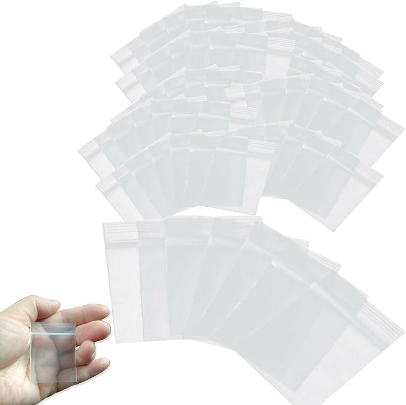 楽天市場】CINECE 小分け袋 プラスチック ミニ 小袋 透明 厚手 クリア