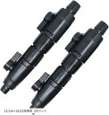 水槽ホース ジョイント コネクター 外部フィルター 接続 12/16+16/22変換用 2本セット(12/16+16/22変換用 2本セット)