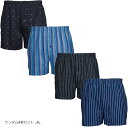 ワイズファクトリー メンズ ニット トランクス 前開き ボタン付き チェック柄 プリント セット パンツ 下着(ランダム4枚セット, 4L)(4)