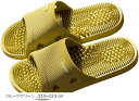 足つぼ サンダル ベランダ 穴あき 縮まない PVC バス スリッパ トイレ 歩きやすい オフィス 康 23.0~23.5cm(フルーツグリーン, 23.0~23.5 cm)