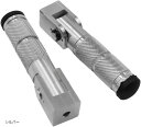バイクステップ カブ タンデムステップ ステップバー タンデムバー 汎用 左右セット スズキ/カワサキ/モンキー/ゴリラ/エイプ50(シルバー)