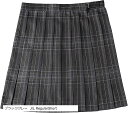 morytrade スカート プリーツ ミニ 制服 女子高生 チェック柄 XL(ブラックグレー, XL)