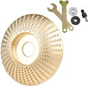 【楽天ランキング1位入賞】HOTQ レジプロb アングルグラインダー 木工用アングルグラインダーアタッチメント 研磨ディスク 交換工具レンチ 研磨研削5点セット ゴールド