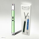 プラズマライター ライト付 電子ライター usb 充電式 トーチ(グリーン, ロング)