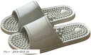 足つぼ スリッパ 滑り止め サンダル 洗える 男女兼用 ベランダ 24.5 cm(グレー, 24.5~25.0 cm)(4)